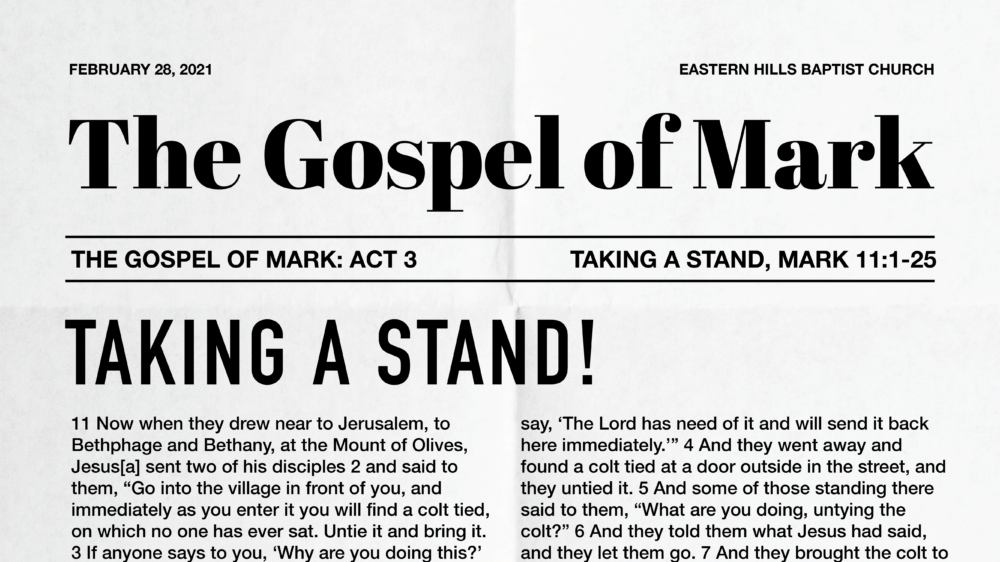 The Gospel of Mark - Act 3