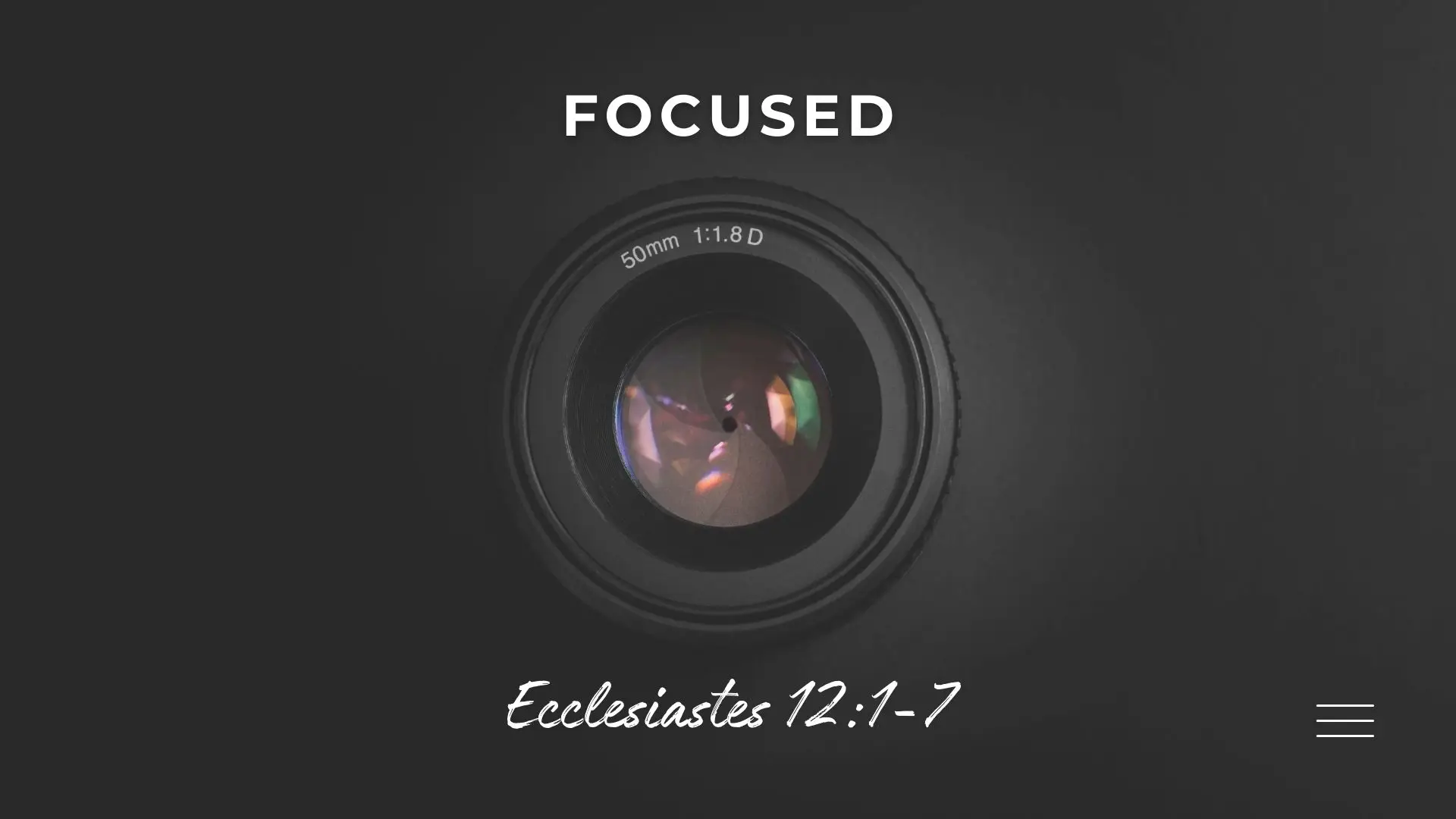 FOCUSED Slide 2