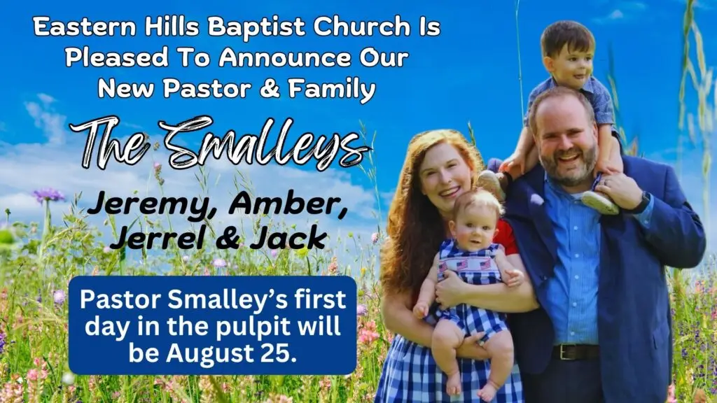 Welcome New Pastor and Family